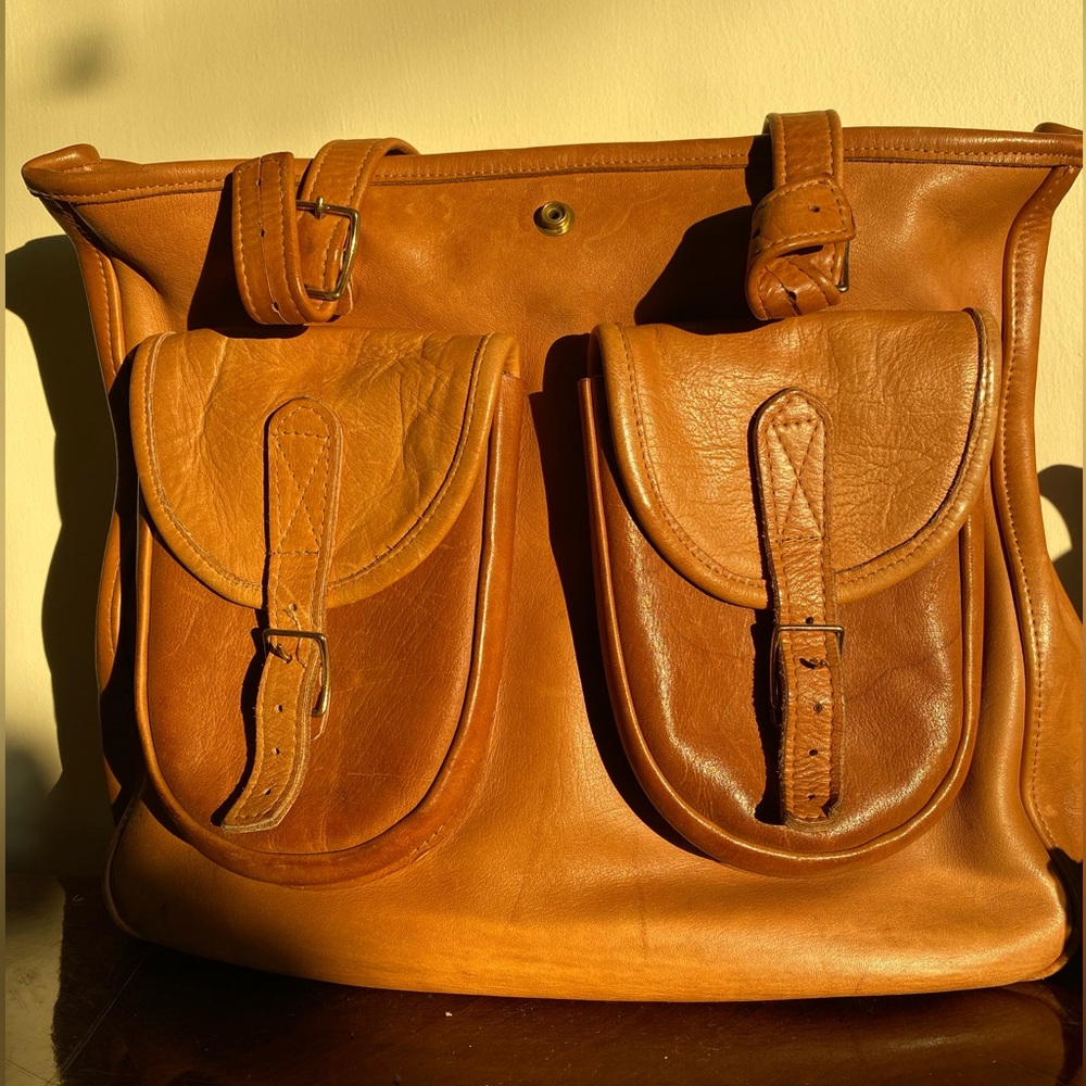Tribe leather handmade large bag
